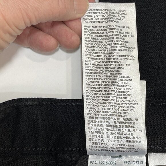 SIGNATURE LEVI STRAUSS 515 Women's Bootcut Jeans W28xL32 Black Denim Mid-Rise - Picture 9 of 15